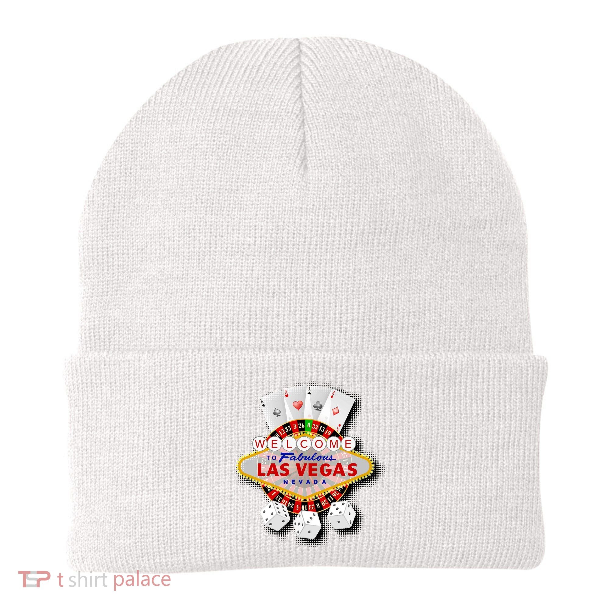 Welcome To Las Vegas Original Logo Beanie