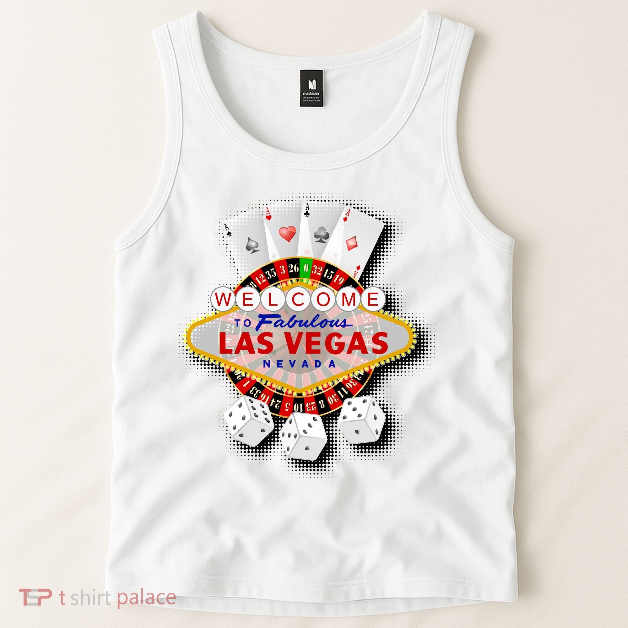 Welcome To Las Vegas Original Logo Tank Top