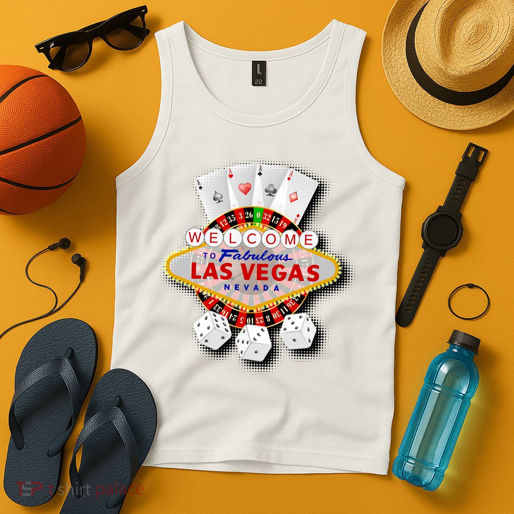 Welcome To Las Vegas Original Logo Tank Top