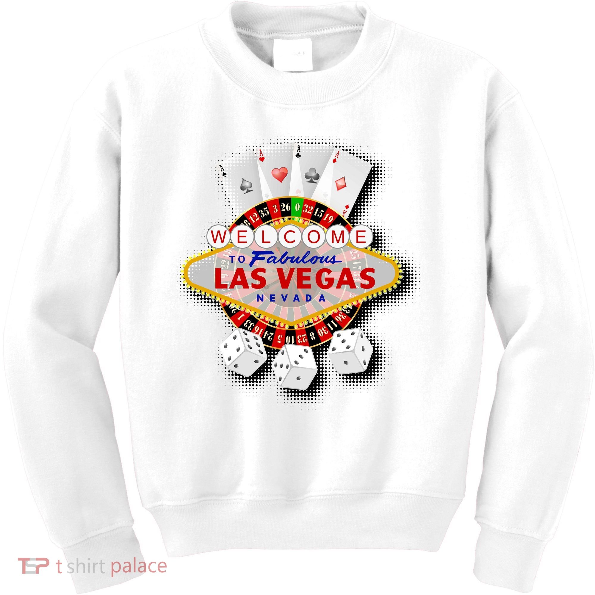 Welcome To Las Vegas Original Logo Kids Sweatshirt
