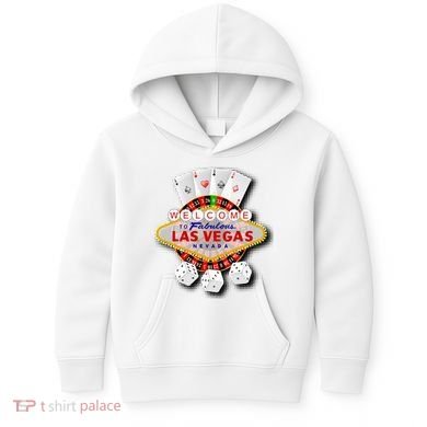 Welcome To Las Vegas Original Logo Kids Hoodie