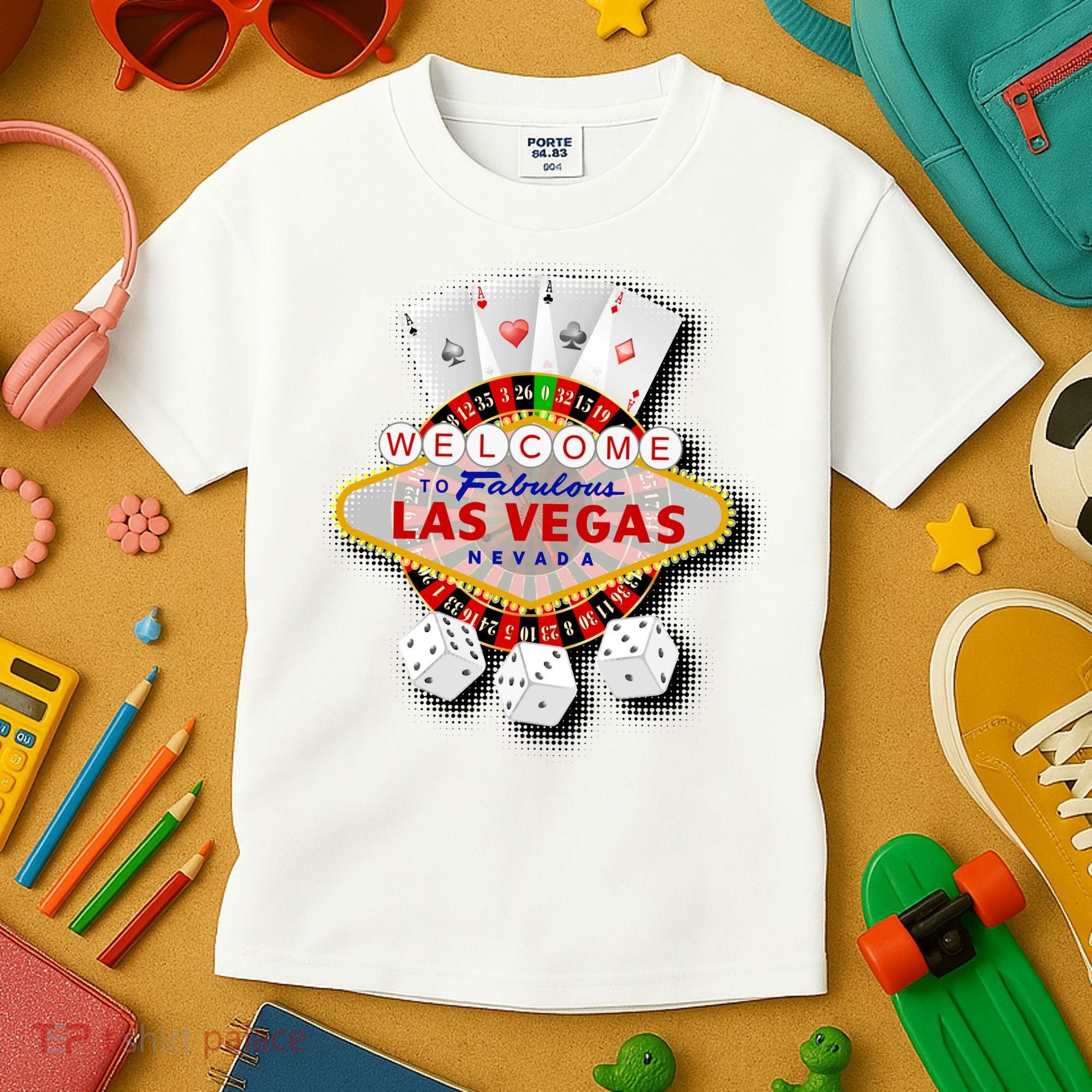 Welcome To Las Vegas Original Logo Kids T-Shirt