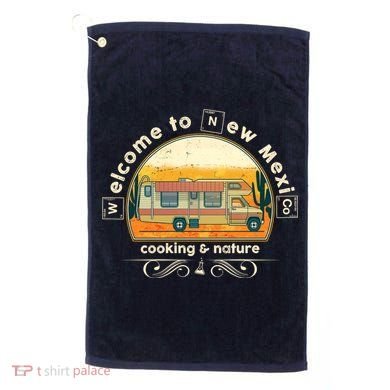 Welcome To New Mexico Cooking Nature Golf Towel