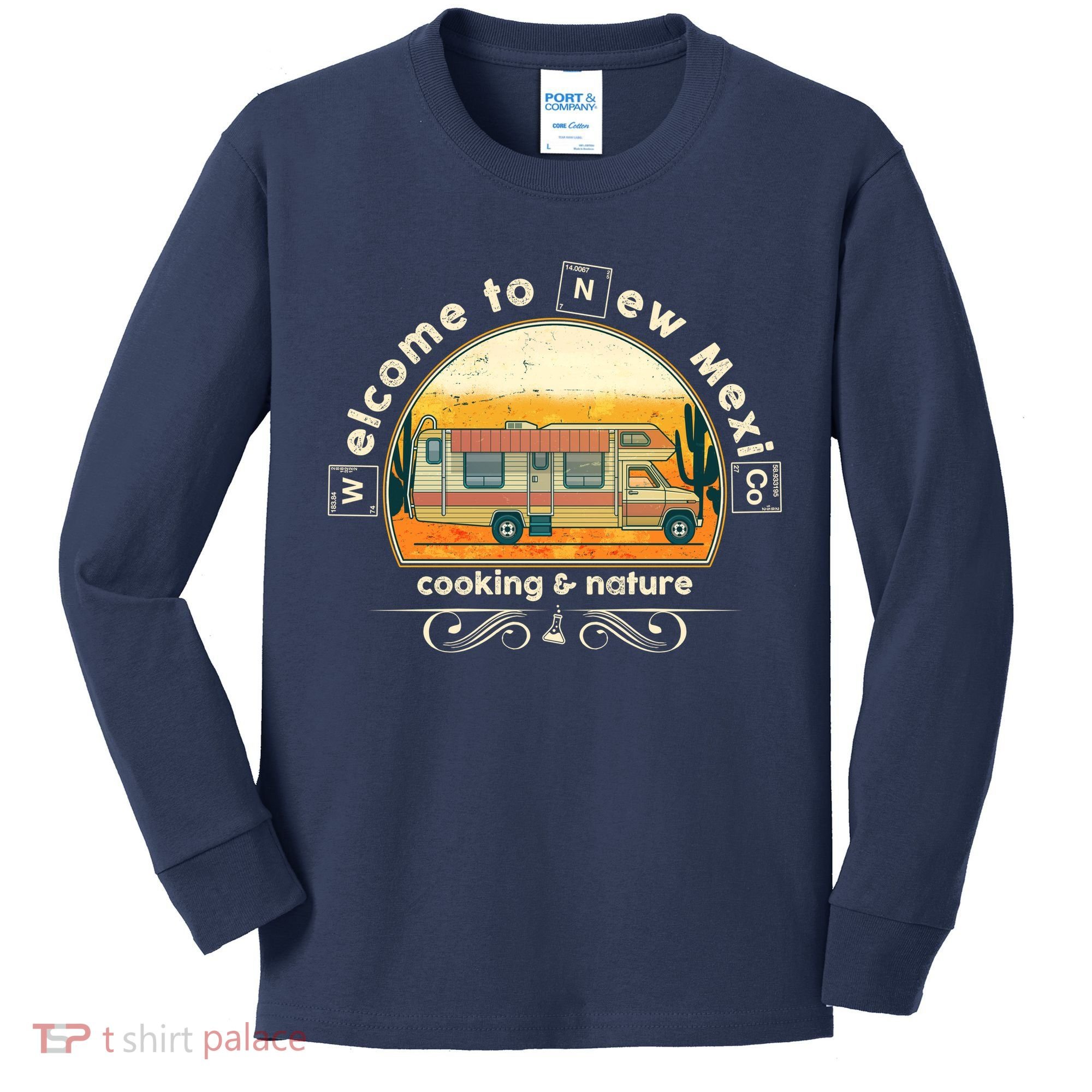 Welcome To New Mexico Cooking Nature Kids Long Sleeve Shirt