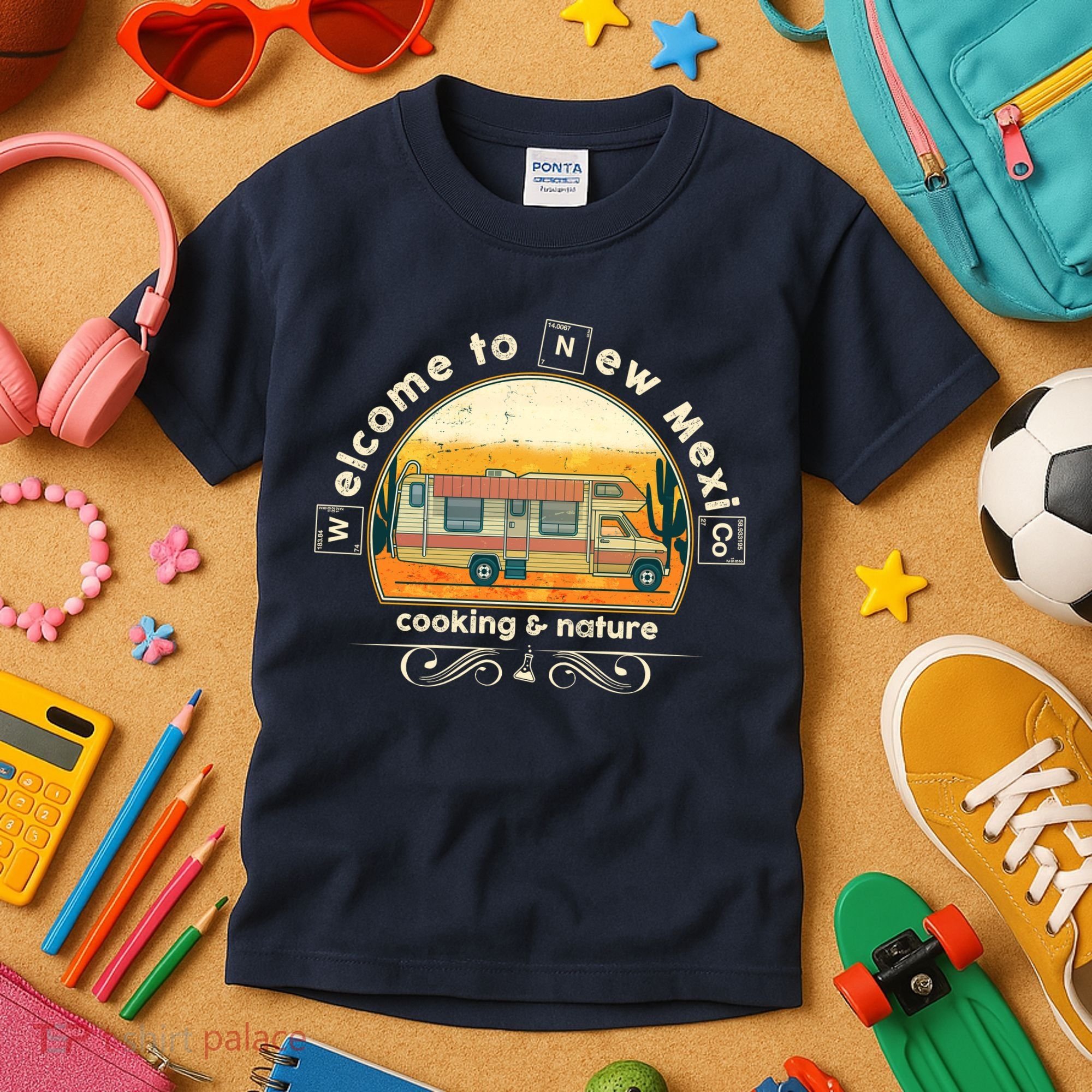 Welcome To New Mexico Cooking Nature Kids T-Shirt
