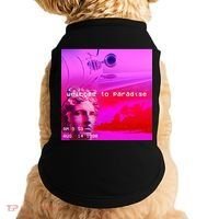 Welcome To Paradise Vaporwave Doggie Tank thumb 0