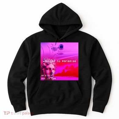 Welcome To Paradise Vaporwave Hoodie