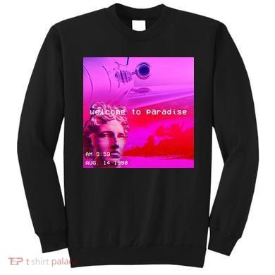 Welcome To Paradise Vaporwave Sweatshirt