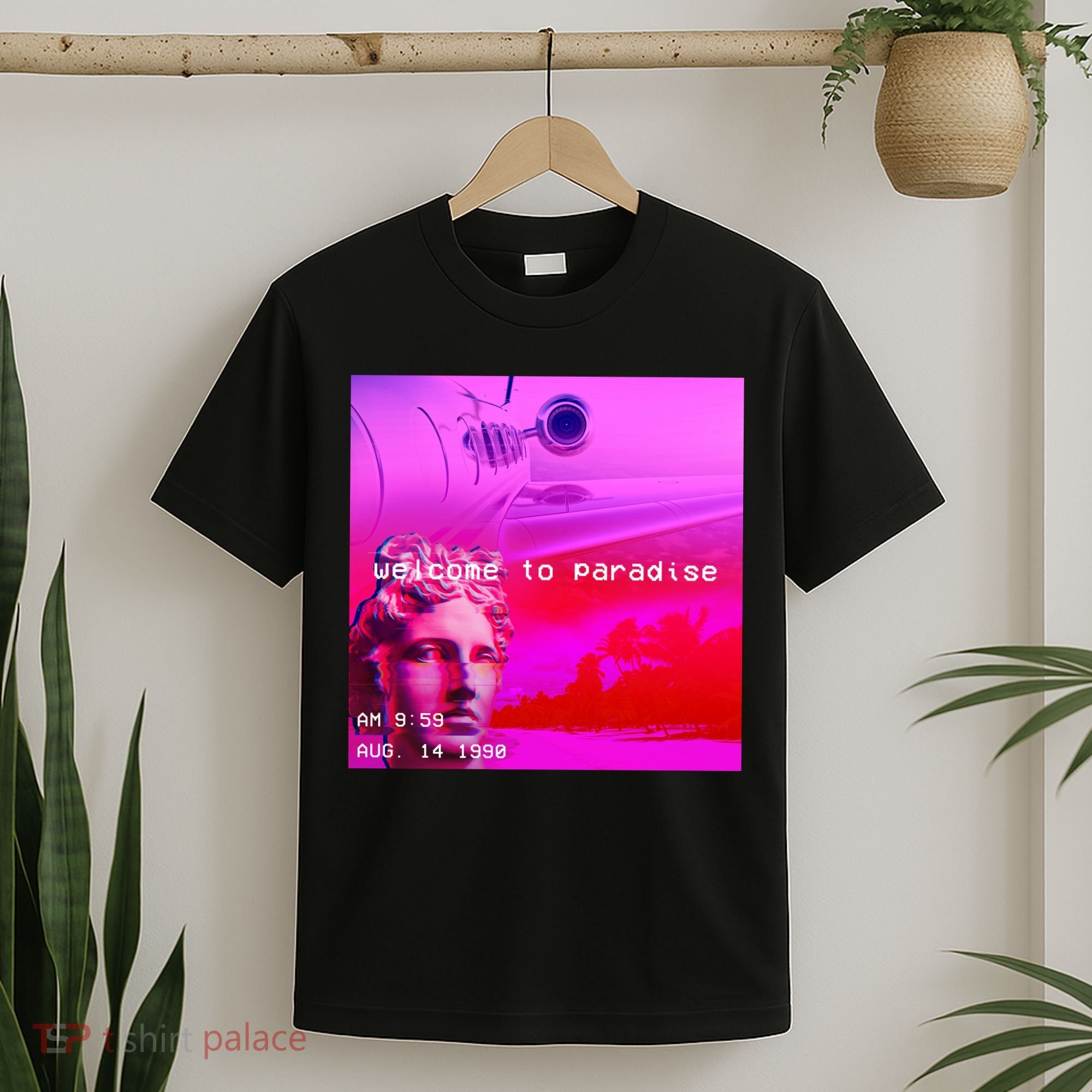 Welcome To Paradise Vaporwave T-Shirt