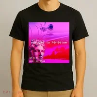 Welcome To Paradise Vaporwave T-Shirt thumb 3