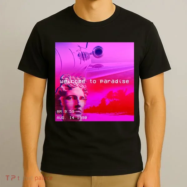 Welcome To Paradise Vaporwave T-Shirt