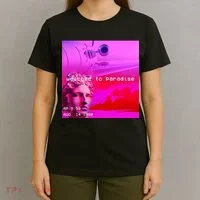 Welcome To Paradise Vaporwave T-Shirt thumb 4