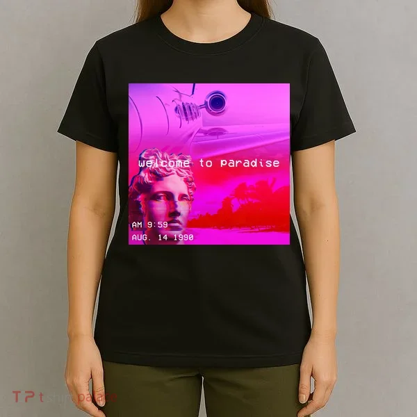 Welcome To Paradise Vaporwave T-Shirt