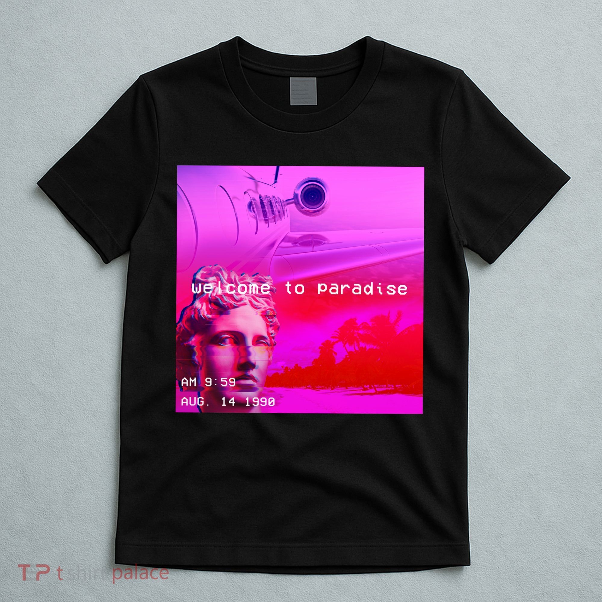 Welcome To Paradise Vaporwave T-Shirt