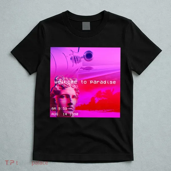 Welcome To Paradise Vaporwave T-Shirt