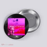 Welcome To Paradise Vaporwave Button thumb 0
