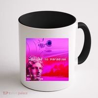 Welcome To Paradise Vaporwave Coffee Mug thumb 1