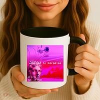 Welcome To Paradise Vaporwave Coffee Mug thumb 3