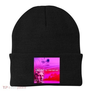 Welcome To Paradise Vaporwave Beanie