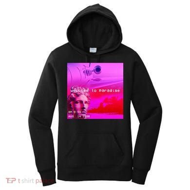 Welcome To Paradise Vaporwave Women's Hoodie