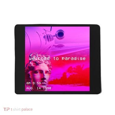 Welcome To Paradise Vaporwave Mousepad
