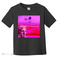 Welcome To Paradise Vaporwave Toddler T-Shirt thumb 0