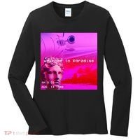 Welcome To Paradise Vaporwave Women's Long Sleeve Shirt thumb 0