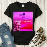 Welcome To Paradise Vaporwave Women's T-Shirt thumb 3