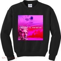 Welcome To Paradise Vaporwave Kids Sweatshirt thumb 0