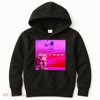 Welcome To Paradise Vaporwave Kids Hoodie thumb 0