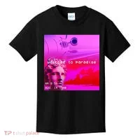 Welcome To Paradise Vaporwave Kids T-Shirt thumb 0
