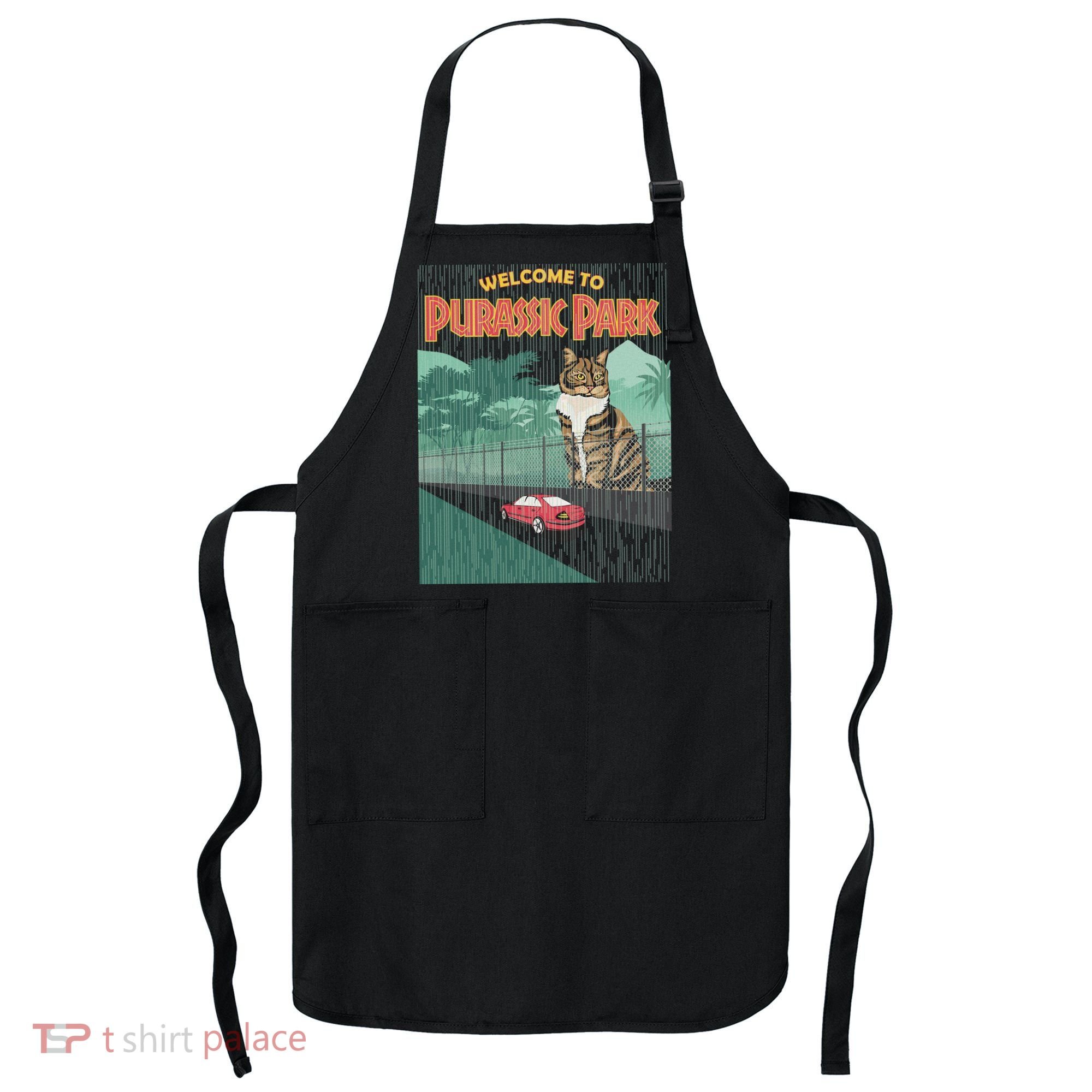 Welcome To Purassic Park Apron