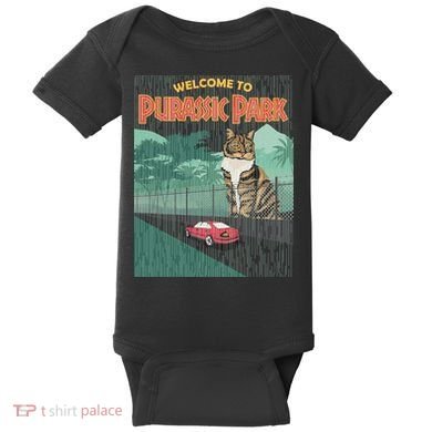 Welcome To Purassic Park Baby Bodysuit