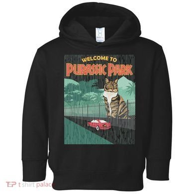 Welcome To Purassic Park Toddler Hoodie