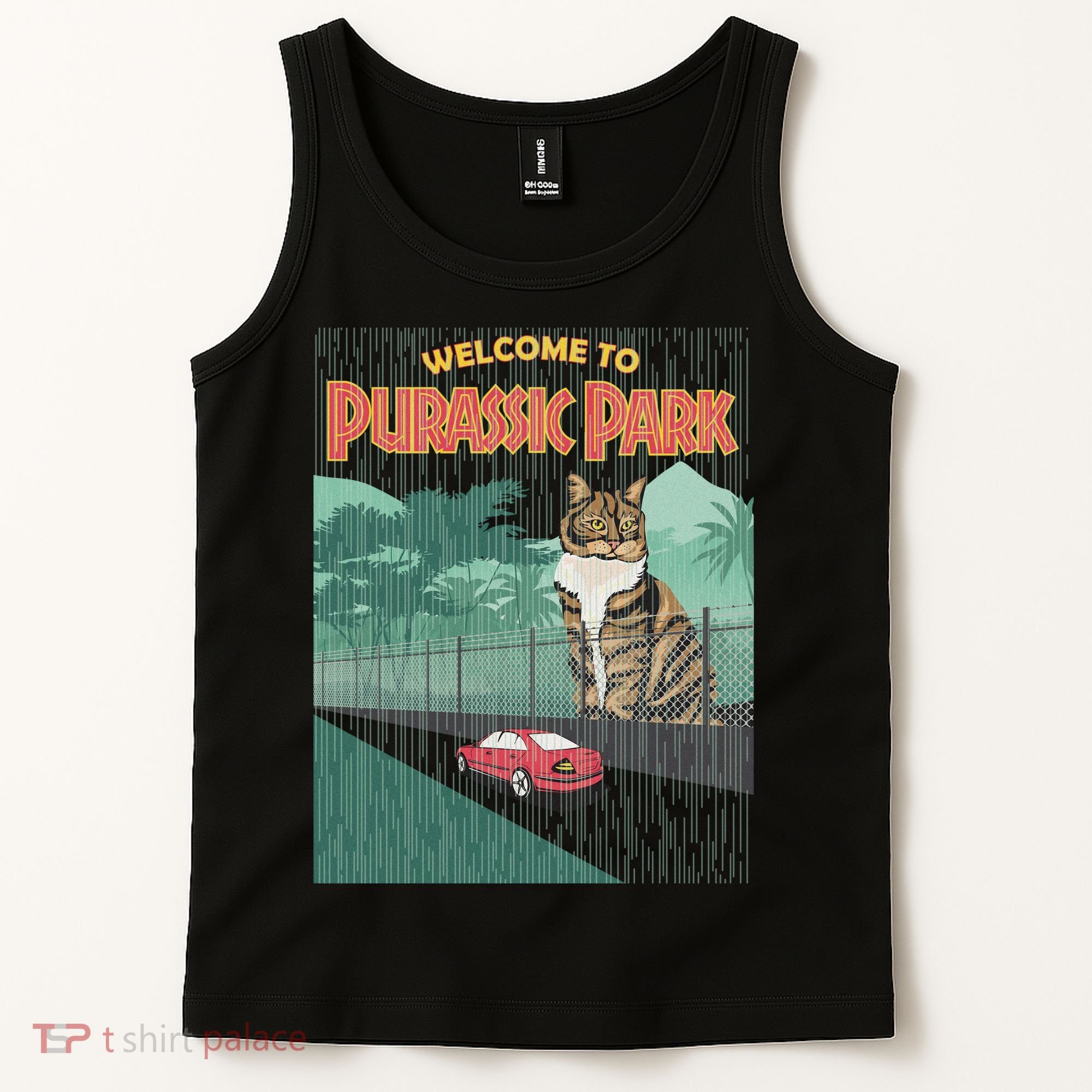 Welcome To Purassic Park Tank Top