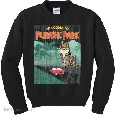 Welcome To Purassic Park Kids Sweatshirt