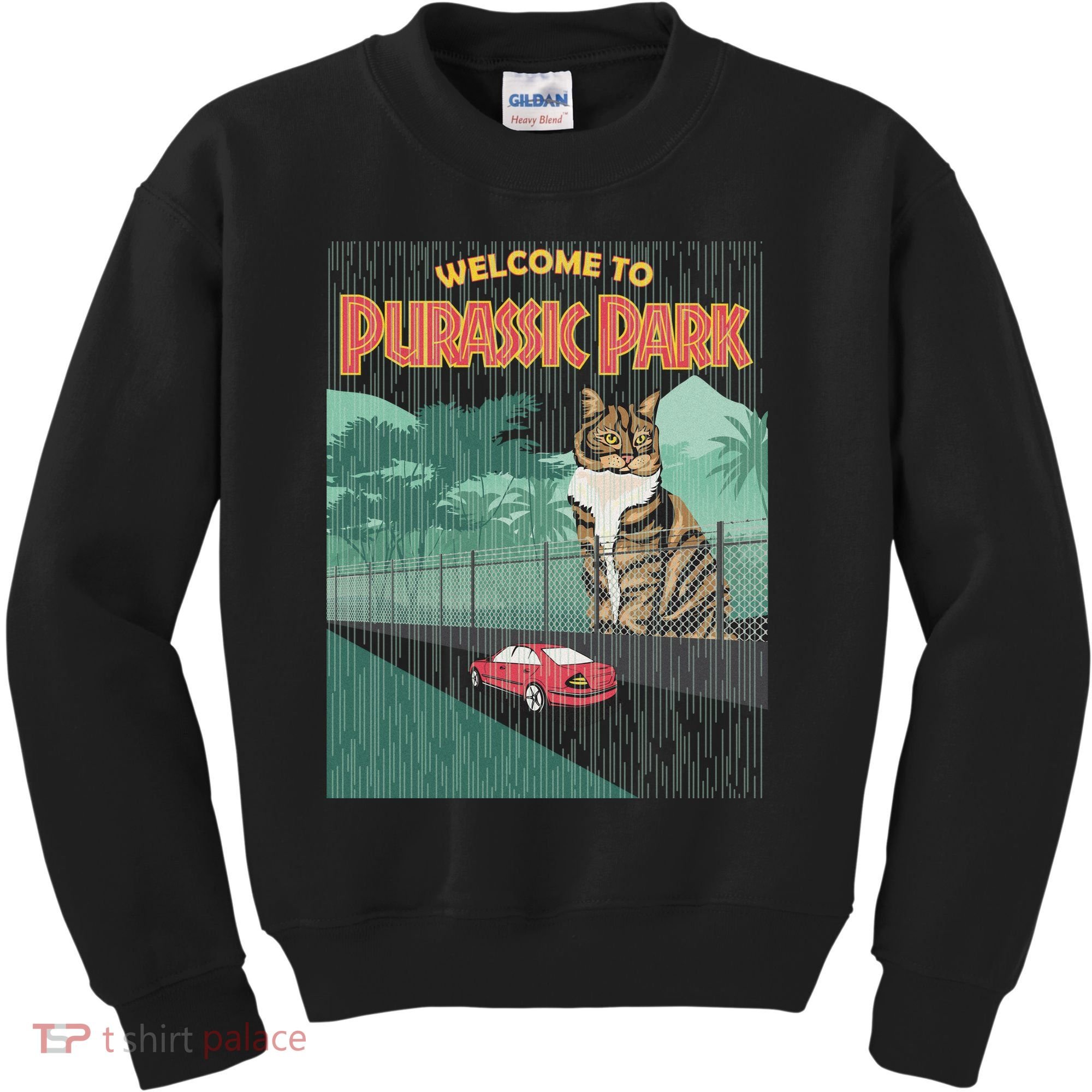 Welcome To Purassic Park Kids Sweatshirt