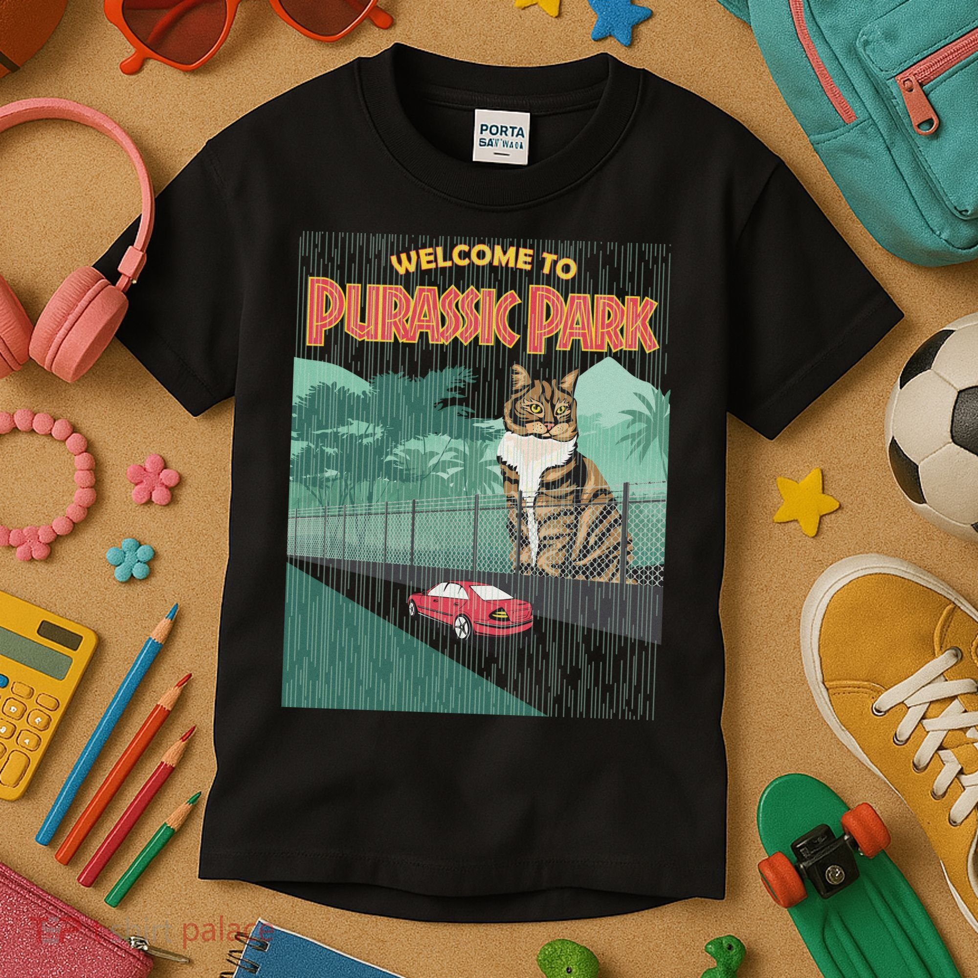 Welcome To Purassic Park Kids T-Shirt