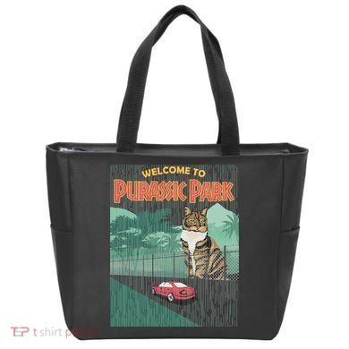 Welcome To Purassic Park Tote Bag