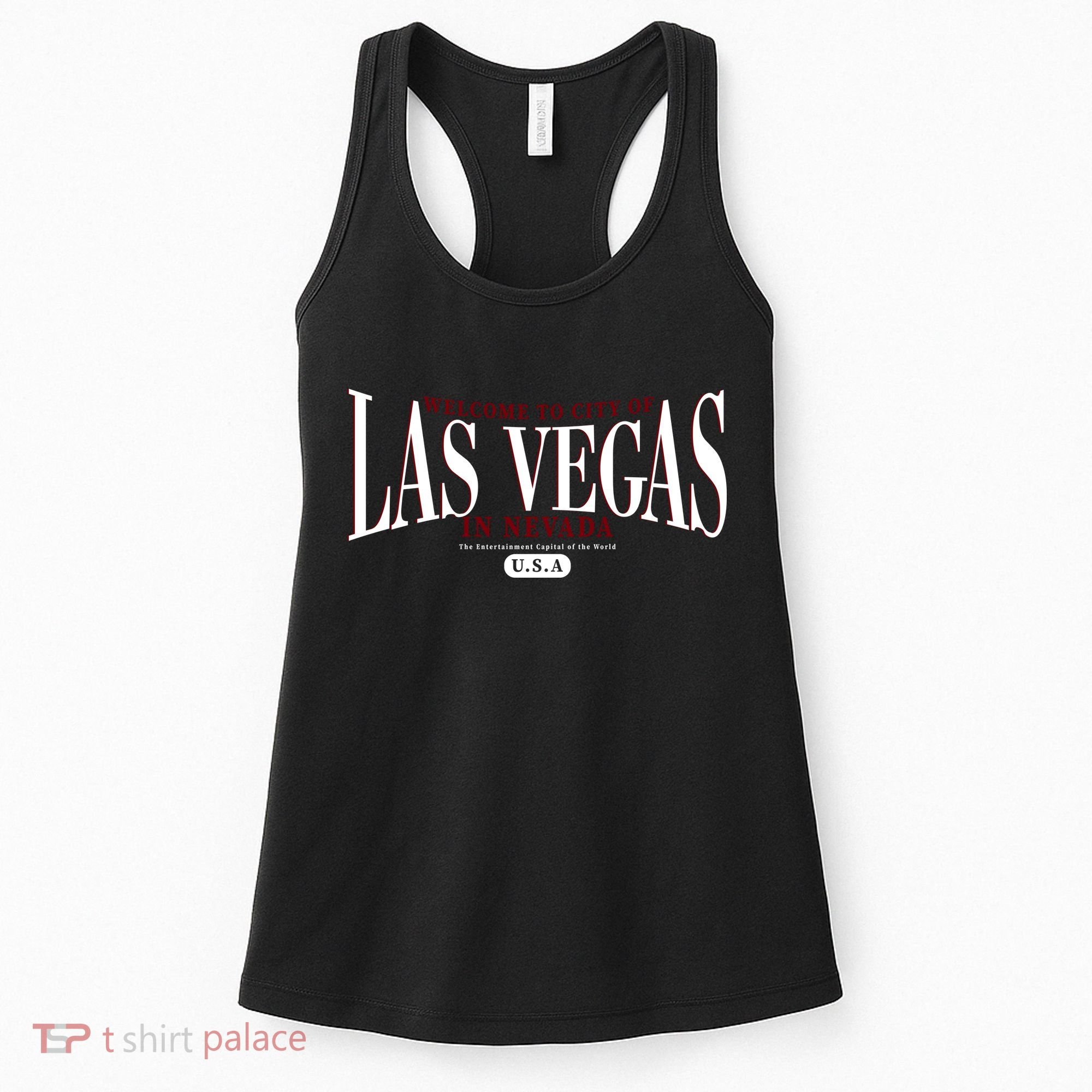 Welcome to the city of Las Vegas in Nevada Women's Tank Top
