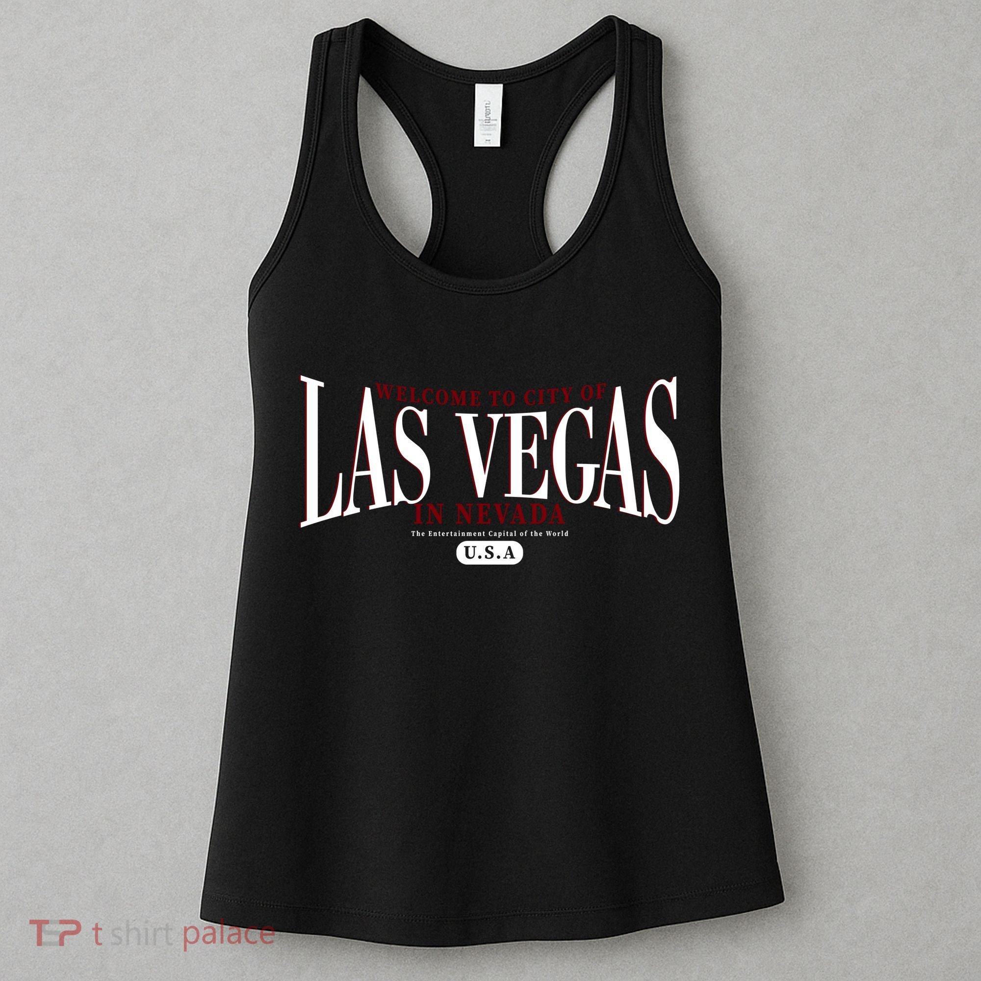 Welcome to the city of Las Vegas in Nevada Women's Tank Top