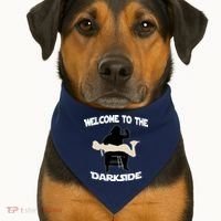 Welcome To The Dark Side USA-Made Doggie Bandana thumb 1