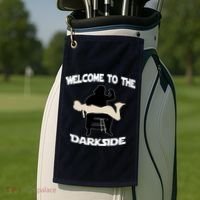 Welcome To The Dark Side Golf Towel thumb 2