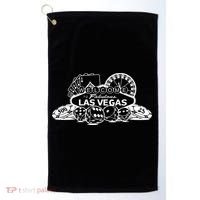 Welcome To The Fabulous Las Vegas Logo Golf Towel thumb 0