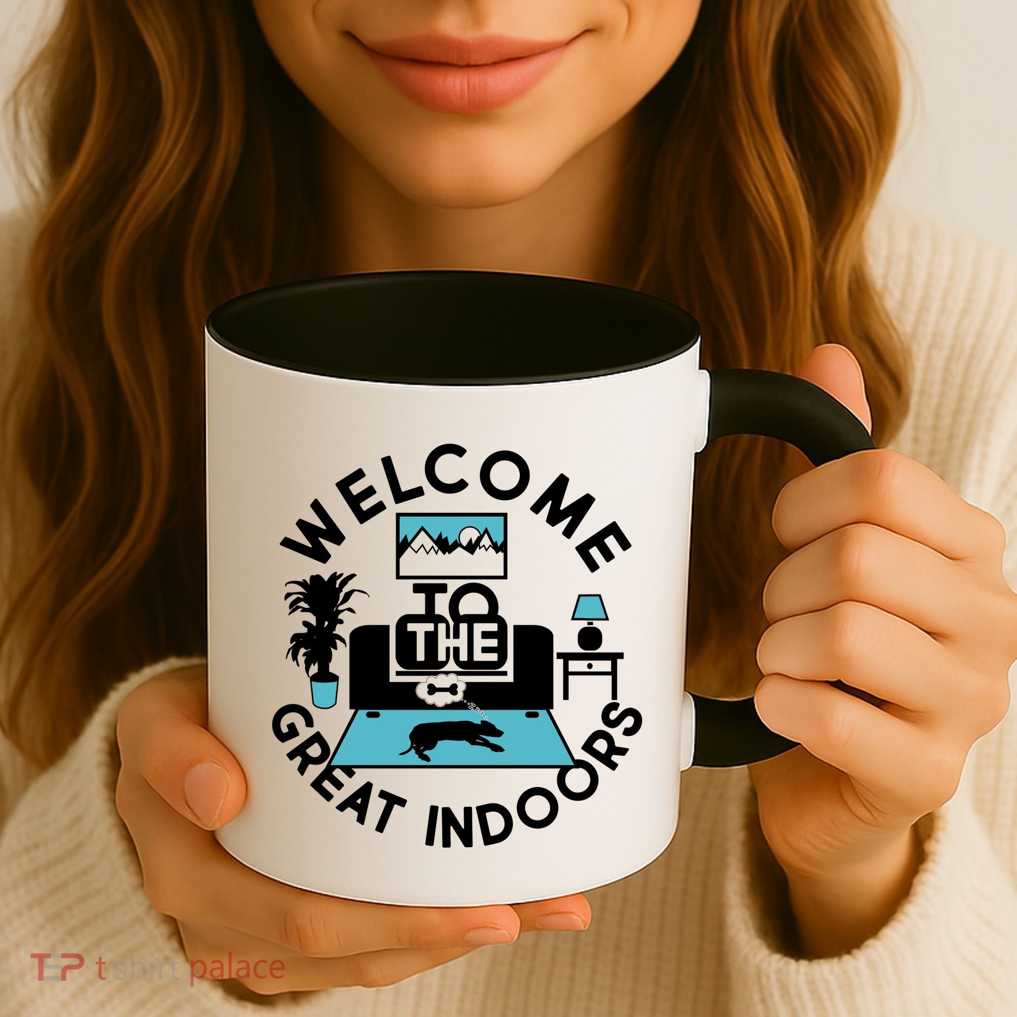 Welcome To The Great Indoors Coffee Mug