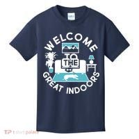 Welcome To The Great Indoors Kids T-Shirt thumb 0