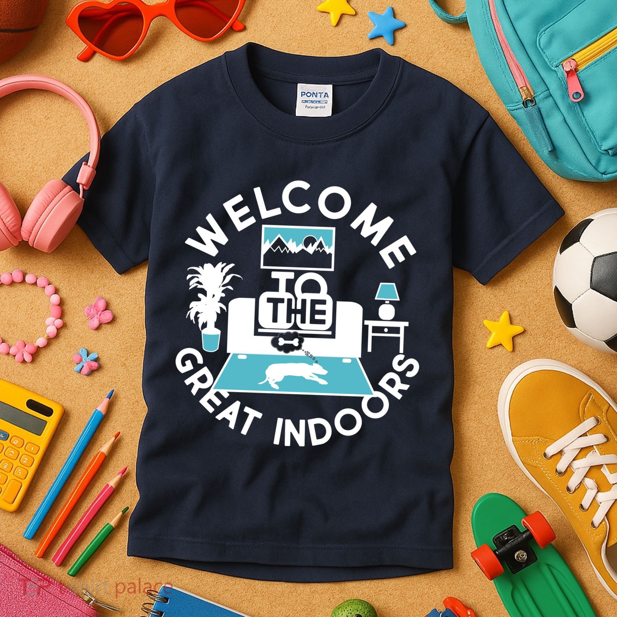 Welcome To The Great Indoors Kids T-Shirt