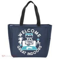 Welcome To The Great Indoors Tote Bag thumb 0