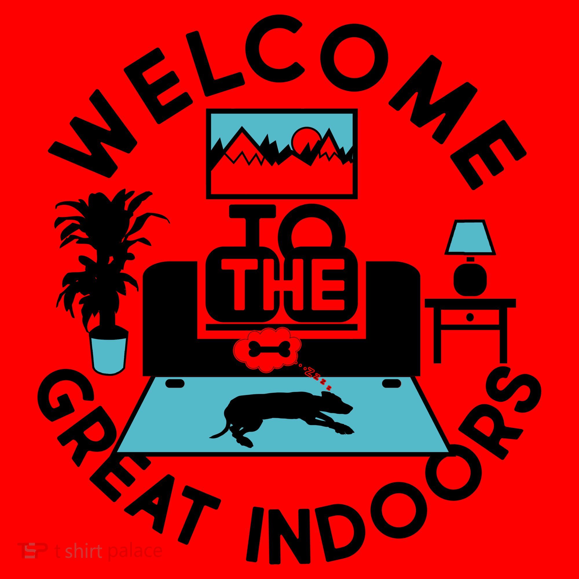 Welcome To The Great Indoors Santa Hat