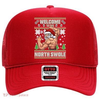 Welcome to the North Swole Santa Ugly Christmas Hat